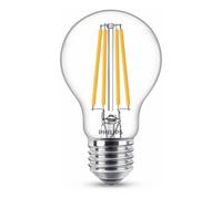 Philips Bombilla LED E27 filamento bola luz cálida (10,5W)