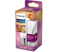 Philips Bombilla LED Estándar E27 Vidrio Esmerilado Blanco Cálido Atenuador Compatible 100W