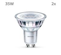 Philips bombilla LED GU10 3,5W 275lm 840 claro 36° 2pcs