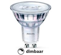 Philips bombilla LED GU10 classic con pantalla de cristal regulable 2700K de 3W (35W)
