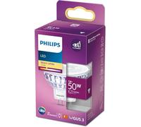 Philips - Bombilla LED Spot Foco 50W, GU5.3, 36 Grados Apertura, Luz Blanca Cálida, No Regulable