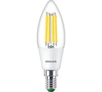 PHILIPS - Bombilla LED tipo vela Ultra Eficiente, Casquillo E14 2.3W - 485 Lúmens, Luz Blanca Fría (4000k)