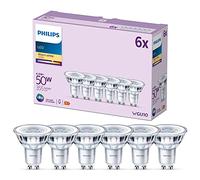 6x Philips LEDClassic 4.6W (50W) GU10 WW 36D ND