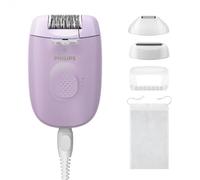 Philips BRE25700 - Depiladora con Cable Epilator Series 4000 2 Posiciones de Velocidad Morado