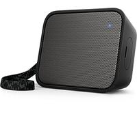 Philips BT110B PixelPop - Altavoz portátil inalámbrico (Bluetooth, a Prueba de Salpicaduras, Correa incluida, batería Recargable), Color Negro