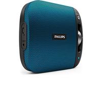 Philips BT2600A/00 - Altavoz portátil inalámbrico con Bluetooth (multipair, micrófono, batería recargable), azul
