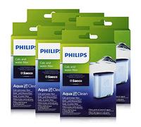 Philips CA6903/10 AquaClean - Filtro de agua para máquinas automáticas Saeco Philips (6 unidades)