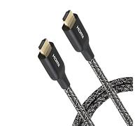 Philips Cable HDMI certificado Premium, 1080p 120Hz 4K 60Hz, 18Gbps Ethernet HDMI 2.0, conectores dorados, cable trenzado, para TV, monitor, portátil, PS4, PS5, Xbox One X S, SWV6120P/27