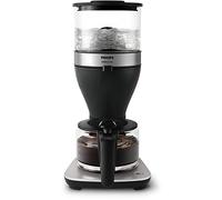 PHILIPS Café Gourmet Cafetera de Goteo, 15 Tazas, 1,25L, Negro | Cafetera americana Boil & Brew, hasta 15 tazas, jarra de 1,25L, aroma óptimo (HD5416/60)