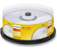 PHILIPS CD-R 800MB Discos Vírgene, Paquete de 25 unidades