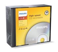 Philips CD-R 80Min / 700 MB / 52X Slimcase (10 Disc)