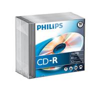 Pack 10x CD-R 80min 700MB 52x - PHILIPS