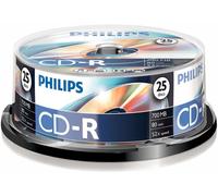 PHILIPS CD-R Blanco 52x, Paquete de 25 Unidades