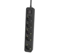 Philips CHP2154B/10 Regleta con Interruptor de 5 Tomas 1.5m Negro