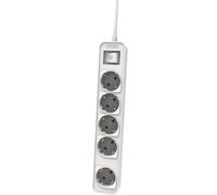 Regleta con Interruptor Philips CHP2154W/10/ 5 Tomas de corriente/ Cable 1.5m/ Blanco