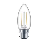 Philips Classic - Vela de filamento (2,7 W, 25 W, B22, 827, luz Blanca cálida, Intensidad no Regulable)