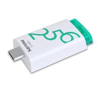 Philips Click Edition USB-C Stick USB 3.2 Gen 1 USB Flash Drive 64 GB para PC, portátil, Smartphone, Tableta con Puerto USB-C, Velocidad de Lectura de hasta 120 MB/s, 256 GB