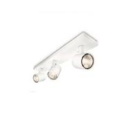 PHILIPS CONSUMER SPOTLIGHTS RUNNER 3XGU10 CONEXIÓN METÁLICA BLANCA 91500432760