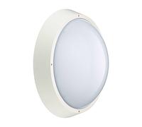 Philips CoreLine Interior 24W Color blanco iluminación de pared - Lámpara (Cepillado, Interior, Color blanco, Compuesto, Policarbonato, IP65, Alrededor)
