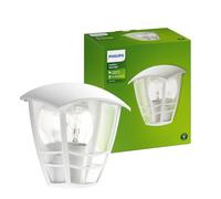 PHILIPS Creek Aplique LED Exterior Empotrado para Jardín y Patio, Blanco