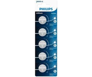 Philips CR2025P5/01B Pack de Botón Litio 3V 5 Unidades