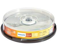 Philips CR7D5 NB10/00 CD-R - Discos vacios, 50 x 700 MB, 80 minutos, 10 piezas
