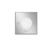 Philips - Crust recessed inox 1x3W 230V