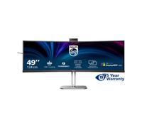 Philips 49B2U6903CH Monitor 49" DQHD Curvo, WLED, 120Hz, VA, 4 ms GtG, HDR400, Adaptive Sync., TUV Eyesafe, Altavoces, Altura Ajustable (5120x1440, 2X HDMI 2.0, 1x DP 1.4, USB-C) Gris Oscuro