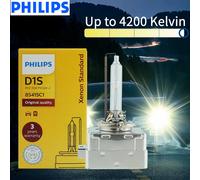 Philips D1S Xenon HID 35W Bombilla de Faro 4200K Blanca Original para Reemplazo y Mejora de Automóviles, Estándar Original