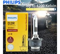 Philips D2R HID 85126 35W faro estándar de xenón 4200K luz blanca brillante lámpara Original para coche aprobado por ECE 100% auténtico