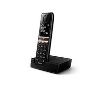 Philips D4702B/34 teléfono Teléfono DECT Identificador de llamadas Negro