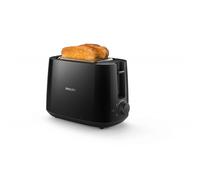 Philips Daily Collection HD2581/90 Tostadora: 2 rebanadas, ranura ancha, negro