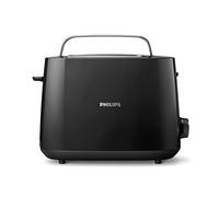 Philips Daily Collection HD2581/90 Tostadora: 2 rebanadas, ranura ancha, negro