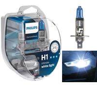 Philips Diamante Blanco 5000K H1 55W Dos Bombillas Cabeza Luz Esquina Repuesto