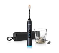 Philips Sonicare Next-Generation DiamondClean 9900 Prestige Cepillo de dientes eléctrico - con SenseIQ, Smart Coverage Feedback, Smart Pressure Feedback y 24 ajustes, negro cuarzo, HX9813/92