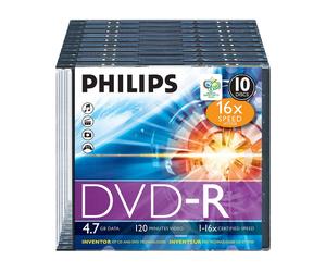 Philips DM4S6S10F/00 Discos DVD-R vírgenes 10er