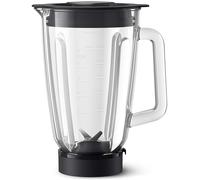 Philips Domestic Appliances Accesorio jarra de la batidora, 1,5 l Jarra de cristal, Tecnología ProBlend, Apto para lavavajillas, Transparent, (HR0721/00)