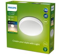 Philips - Doris Ceiling 6W 27K White IP54 HV
