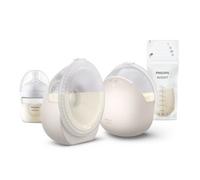 Philips Double Breast Pump Starter Set - Natural Care, manos libres, portátil - SCF495/21