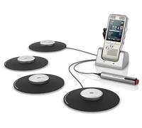 Philips DPM8900/02 - Grabadora de voz digital (incluye 4 micrófonos de área delicada para grabación de sonido de 360°, incluye suscripción SpeechExec Basic de 2 años)