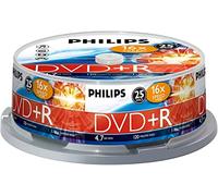 Philips dr 4 s 6 b 25 f/00 dvd+r - blanco - dvd+r vírgenes (4.7 gb, 2