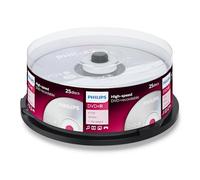 Philips DR 4 S 6 B 25 F/00 DVD+R - Blanco - DVD+R vírgenes (4.7 GB, 25 unidades, 16x)