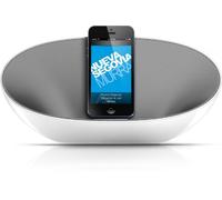 Philips DS3480/12 - Altavoz con puerto dock (iPhone 5, iPod Nano 7, iTouch 5), blanco
