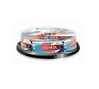 Pack 10x DVD+R 8.5GB Doble Capa 8x - PHILIPS