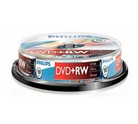 Philips DVD+RW 4,7 GB 4X Data/120 min, 10 Cake