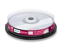 Philips DVD+RW 4,7 GB 4X Data/120 min, 10 Cake