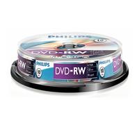 Philips DVD-RW regrabables caja de 10 unidades