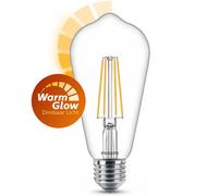 Philips Edison bombilla LED de filamento E27 WarmGlow 5,9 W (60 W)
