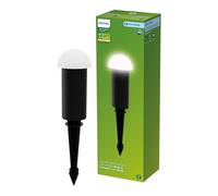 Philips Edwina Outdoor 24 V GardenLink Pedestal de bajo voltaje para exteriores, 2700 K, 180 lm, negro, paquete de extensiones