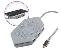 Philips Elite DLK9121C/27 - Estación de acoplamiento de viaje USB-C con Qi, 1 puerto HDMI, 2 USB-A, lector SD, puerto Ethernet, DLK9121C/27